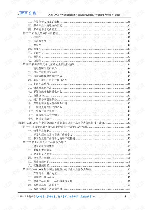 2025年中国金融服务外包行业现状与竞争力提升策略研究报告